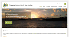 Desktop Screenshot of edwardsmotherearth.org