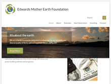 Tablet Screenshot of edwardsmotherearth.org
